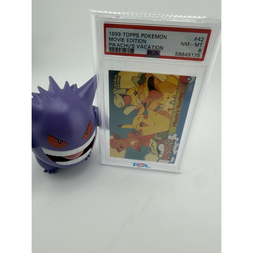 1999 TOPPS POKEMON THE MOVIE EDT #42 MOVIE EDITION PIKACHU'S VACATION - Picture 2 of 9